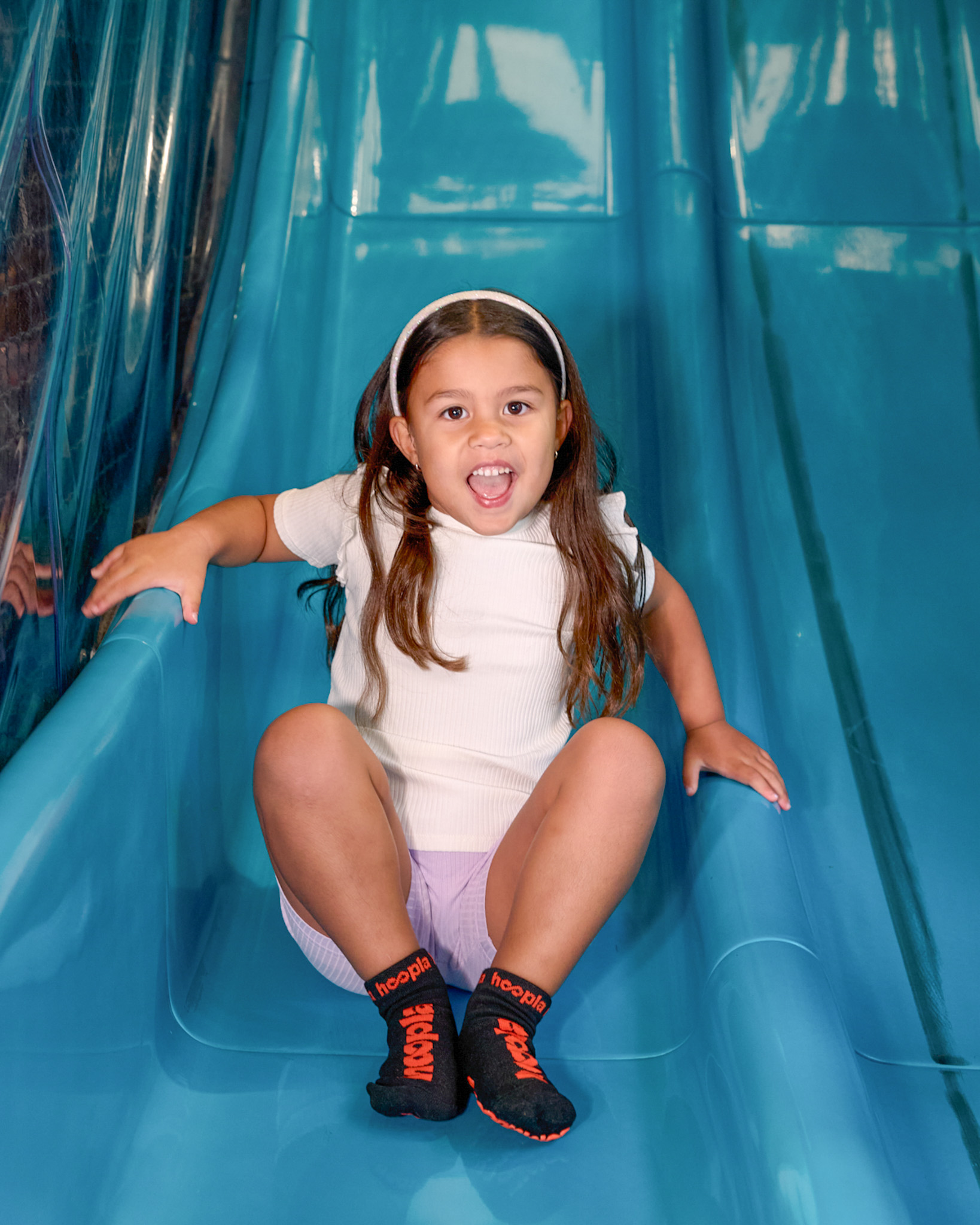 Girl on Slide